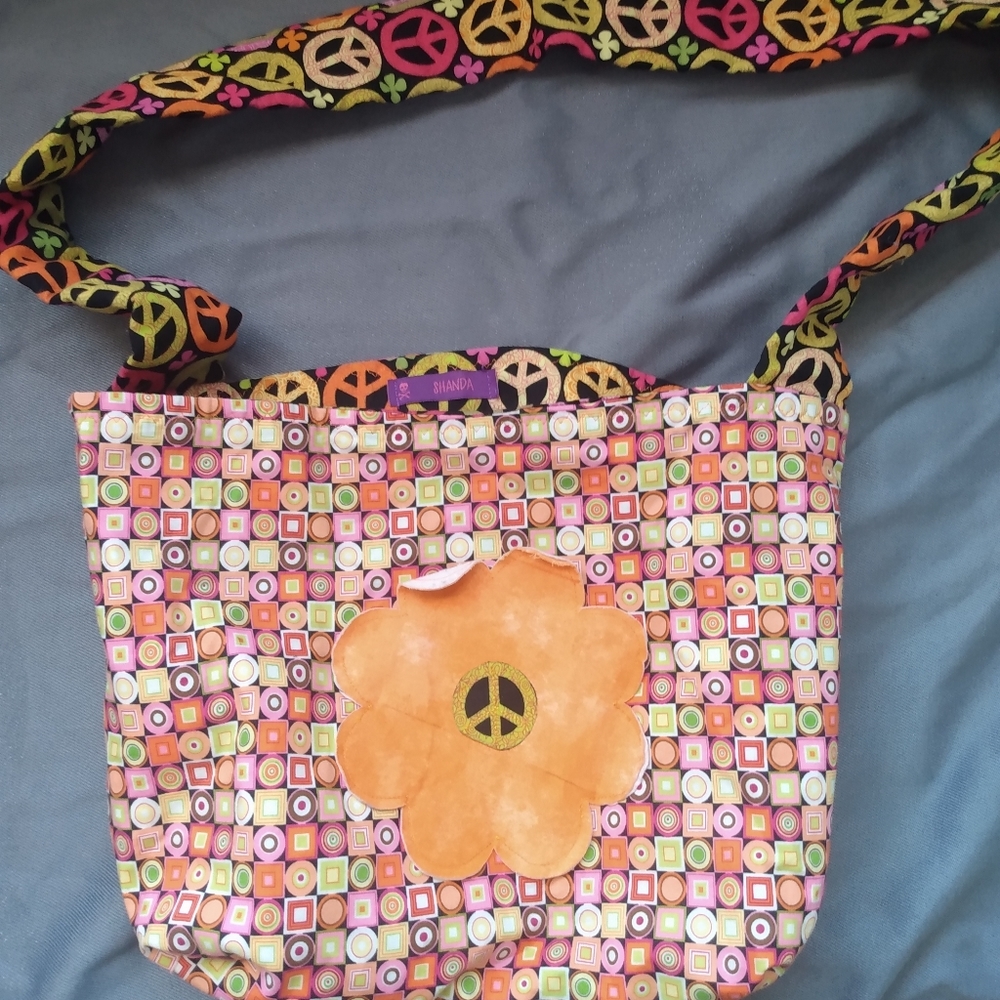 Peace purse hippy